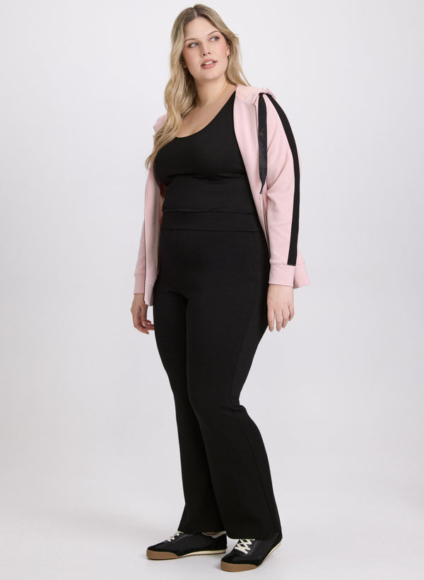 Laura Flare-Leg Scuba Pants