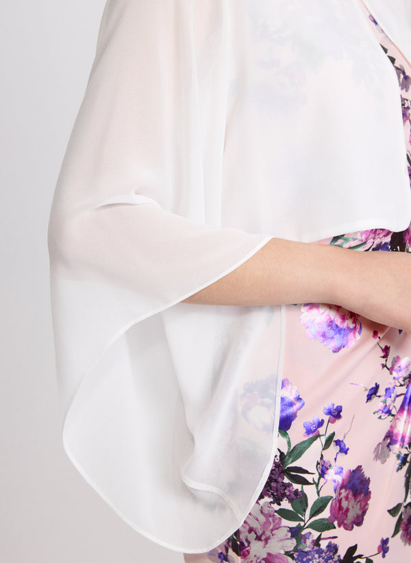 Laura Flared Sleeve Chiffon Bolero