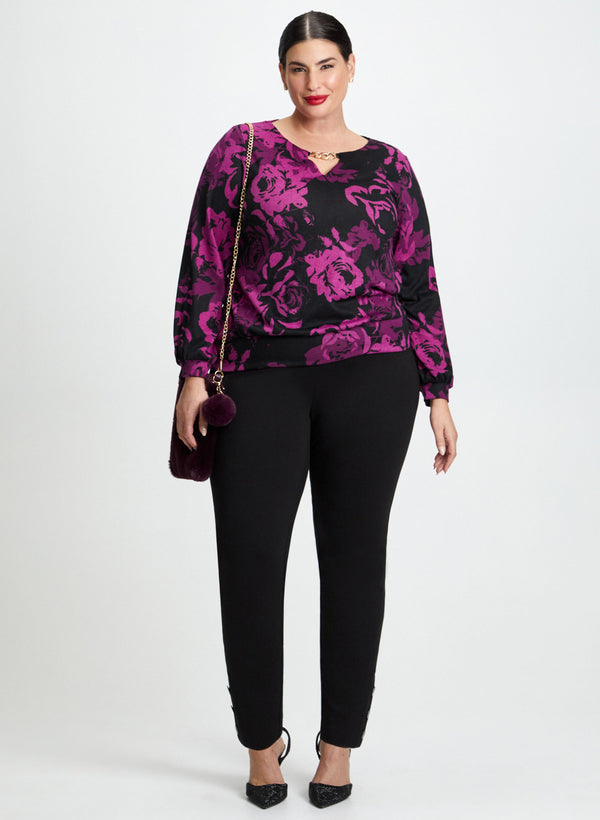 laura Floral Blouse & Straight Leg Pants
