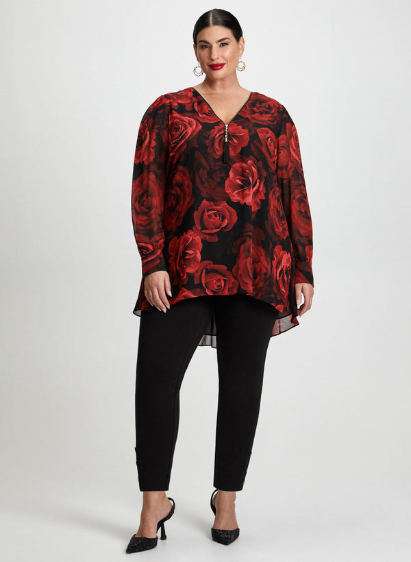 laura Floral Blouse & Straight Leg Pants