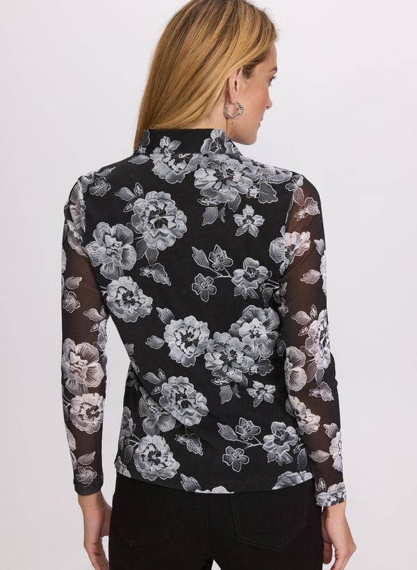 Laura Floral Button-Down Top