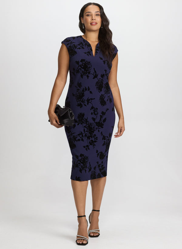 Laura Floral Cap Sleeve Dress
