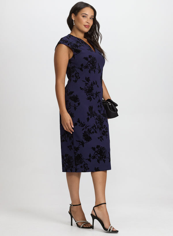 laura Floral Cap Sleeve Dress