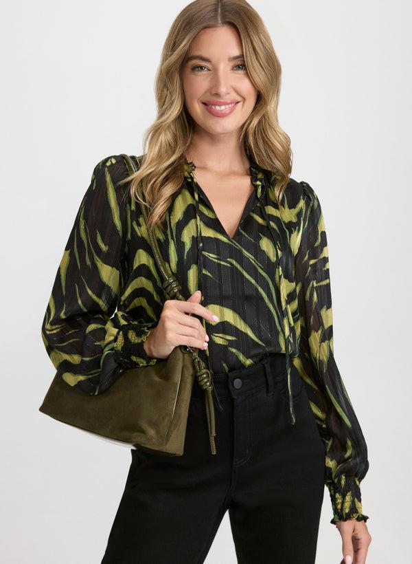 laura Floral Chiffon Blouse