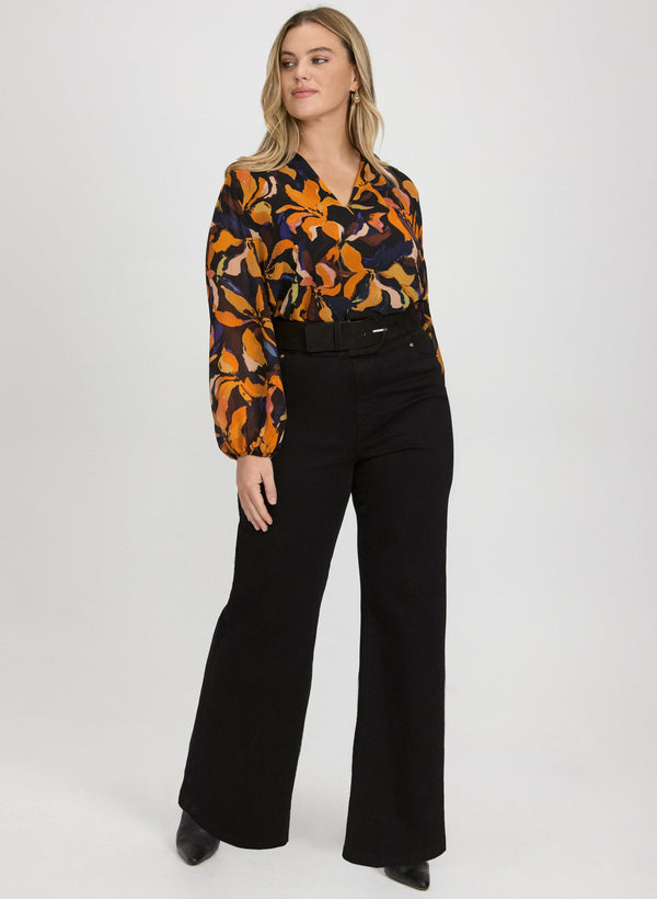 Laura Floral Chiffon Blouse