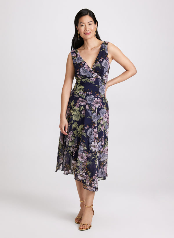 laura Floral Chiffon Dress