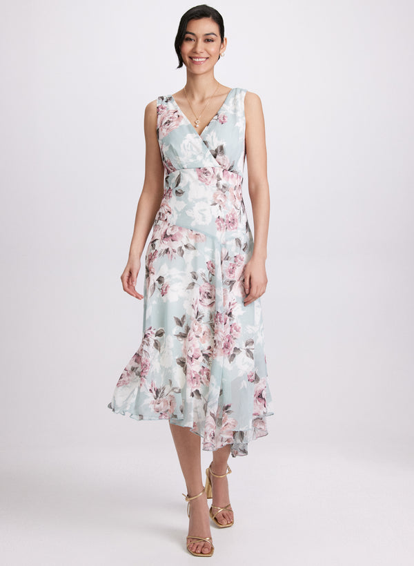 laura Floral Chiffon Dress