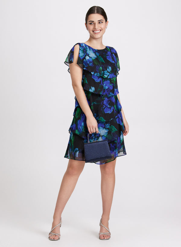 laura Floral Chiffon Dress