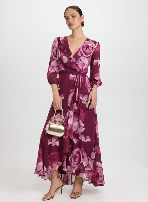 laura Floral Chiffon Dress