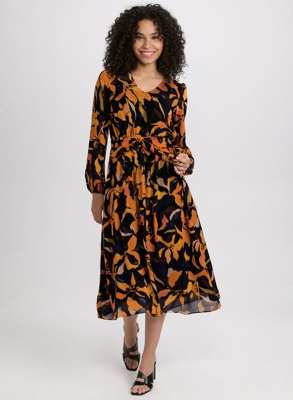 laura Floral Chiffon Dress