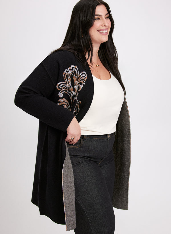 Laura Floral Embroidered Cardigan