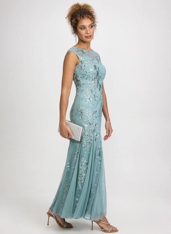 Laura Floral Embroidered Dress