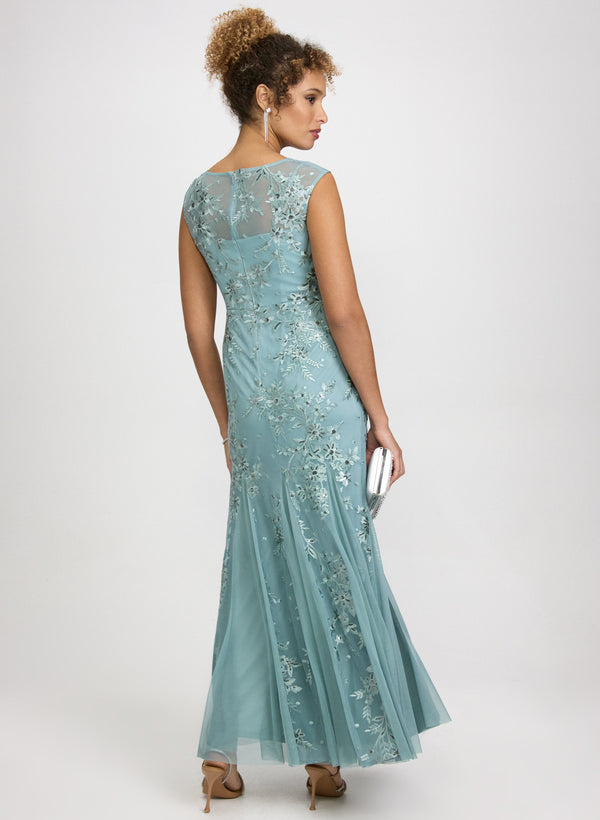 Laura Floral Embroidered Dress