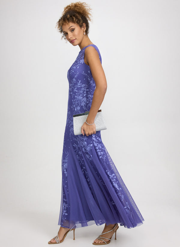 Laura Floral Embroidered Dress