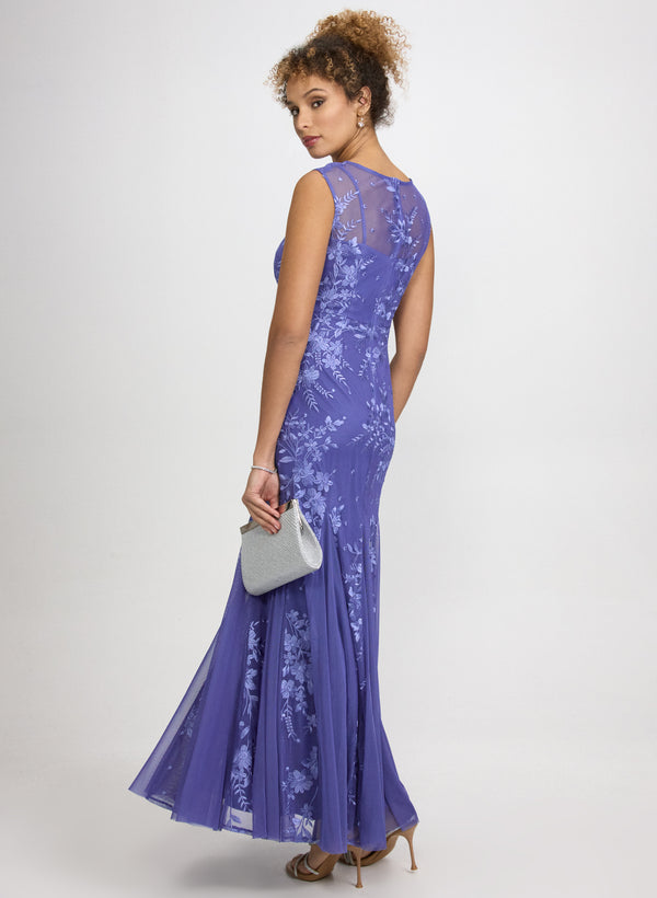 Laura Floral Embroidered Dress