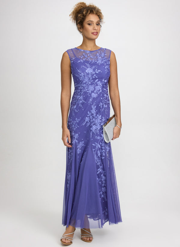 laura Floral Embroidered Dress