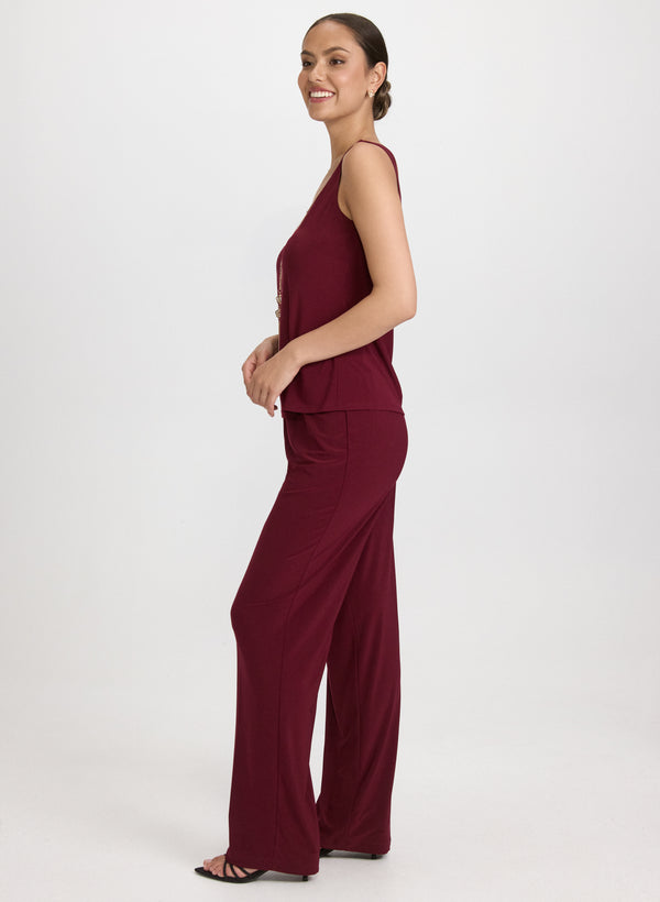 Laura Floral Embroidered Jacket Top & Pants Set