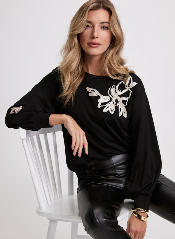laura Floral Embroidered Top