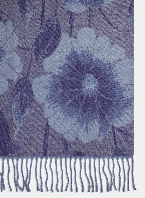 Laura Floral Jacquard Scarf