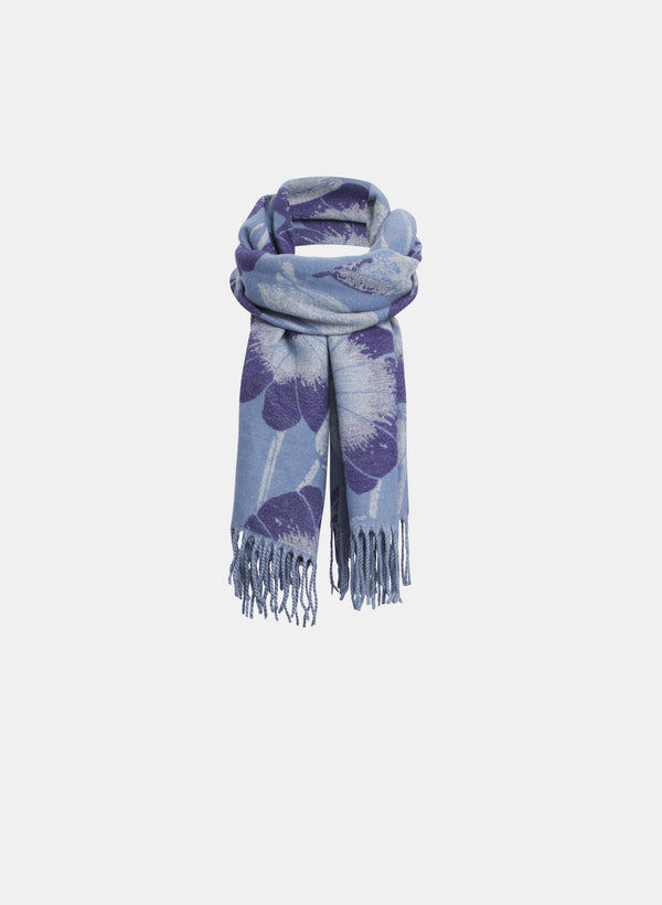 laura Floral Jacquard Scarf