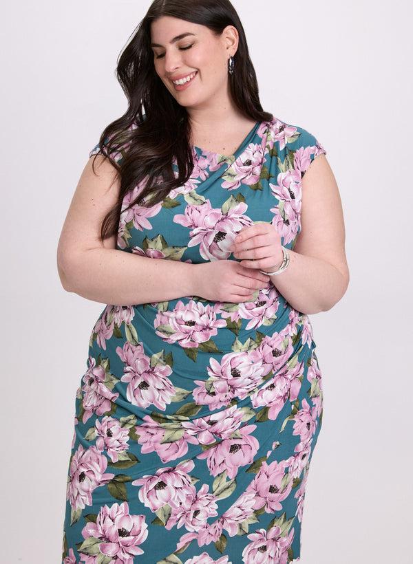 Laura Floral Jersey Dress