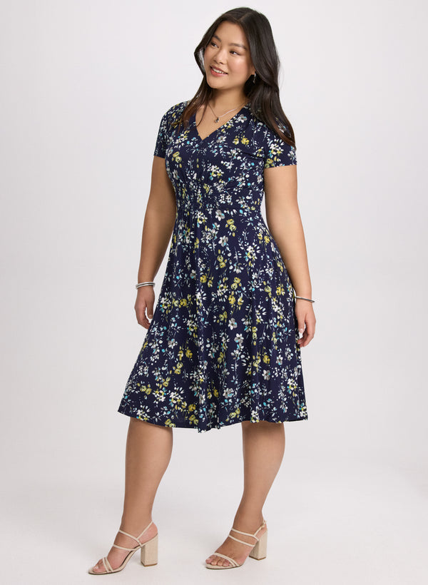 Laura Floral Jersey Dress