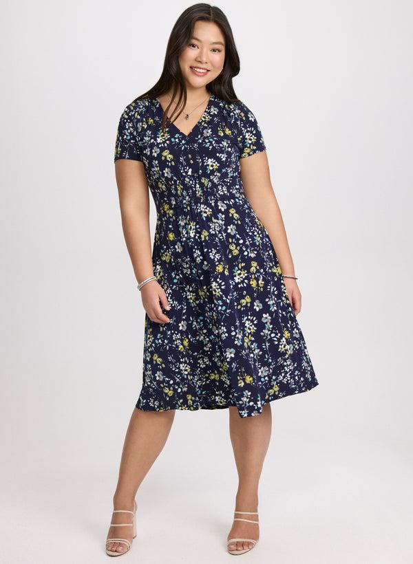 laura Floral Jersey Dress
