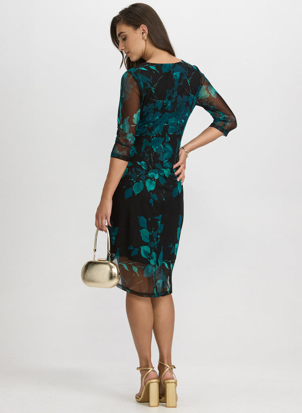 Laura Floral Mesh Dress