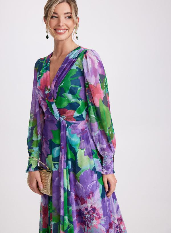 Laura Floral Mesh Dress