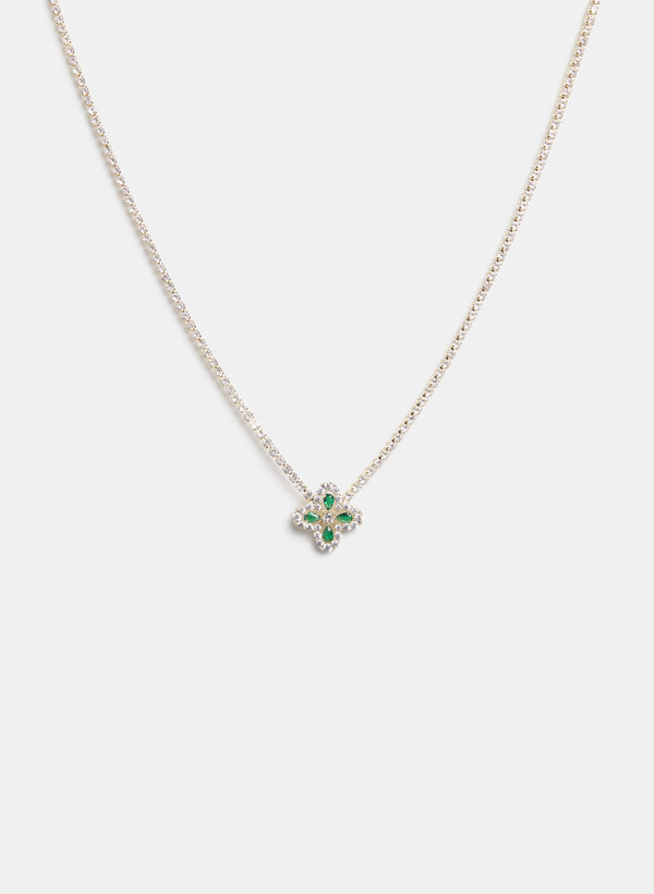 laura Floral Pendant Necklace