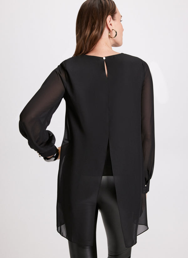 Laura Floral Placement Print Blouse