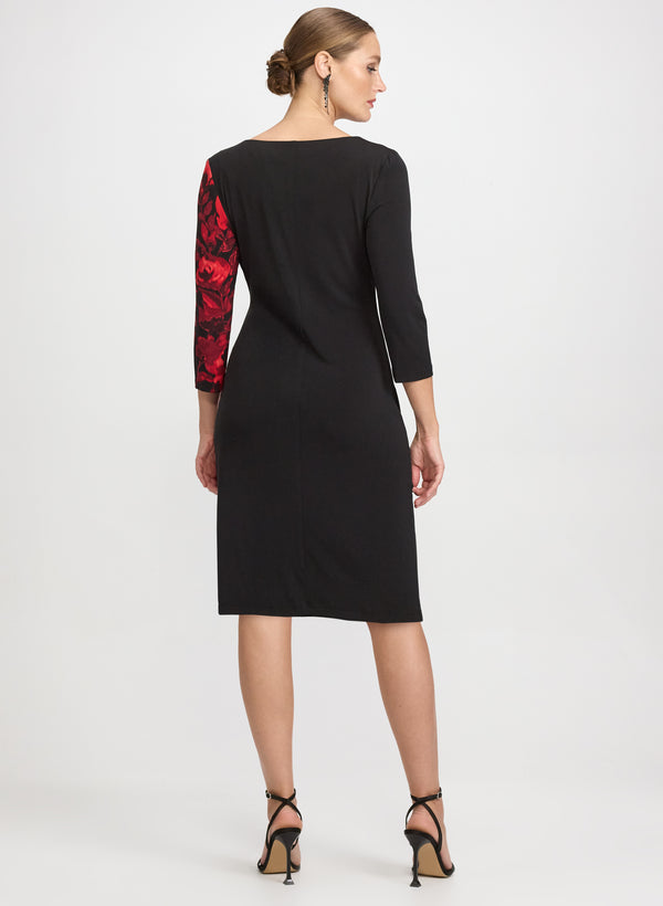 Laura Floral Placement Print Dress