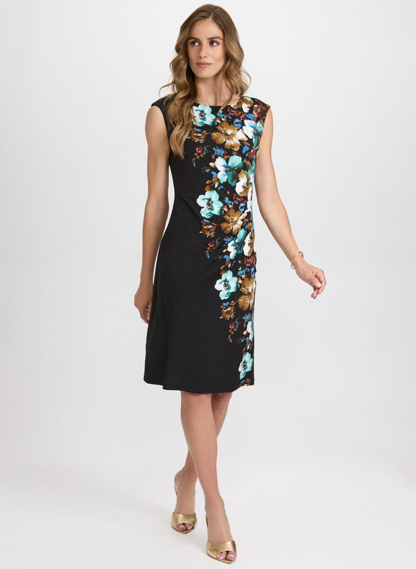 Laura Floral Placement Print Dress