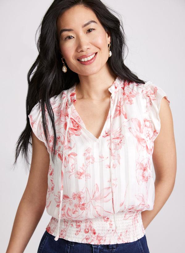 laura Floral Print Blouse