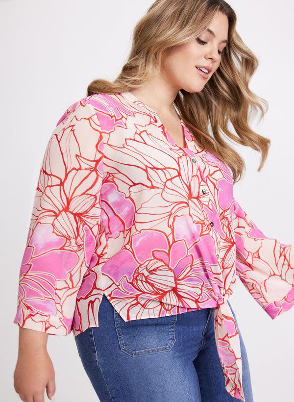 laura Floral Print Blouse