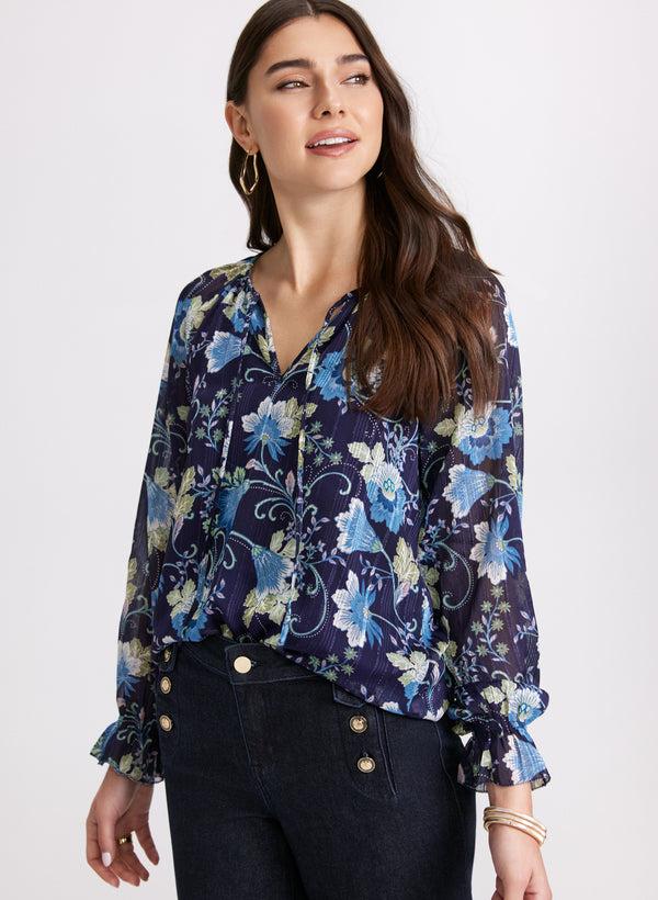 laura Floral Print Blouse
