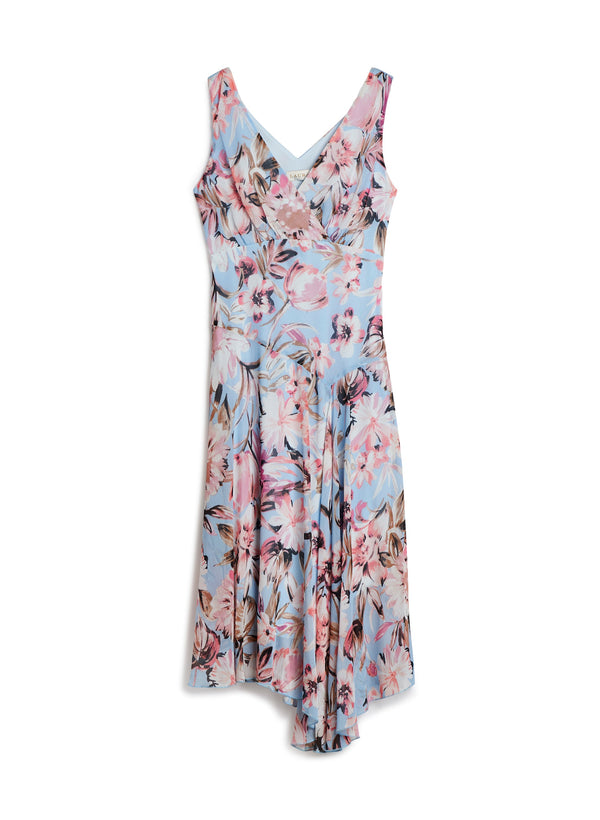 Laura Floral Print Chiffon Dress