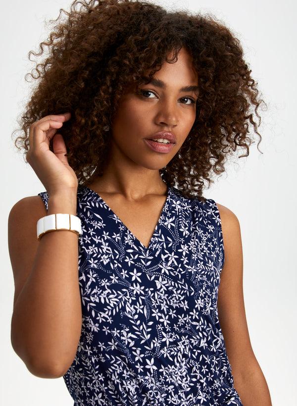 Laura Floral Print Cropped Jumpsuit