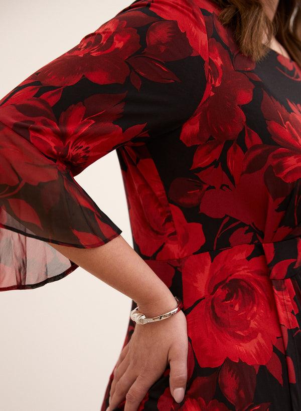 Laura Floral Print Dress