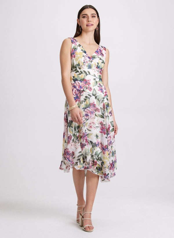 laura Floral Print Dress