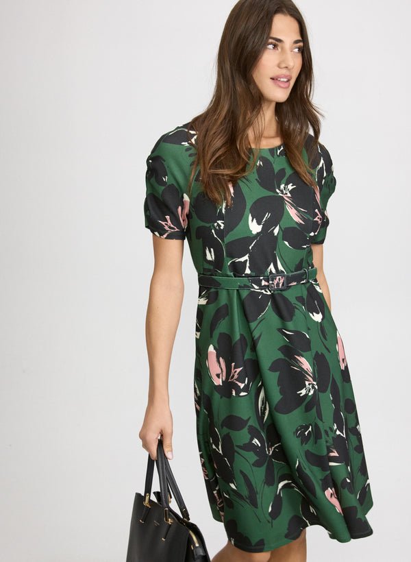 Laura Floral Print Dress