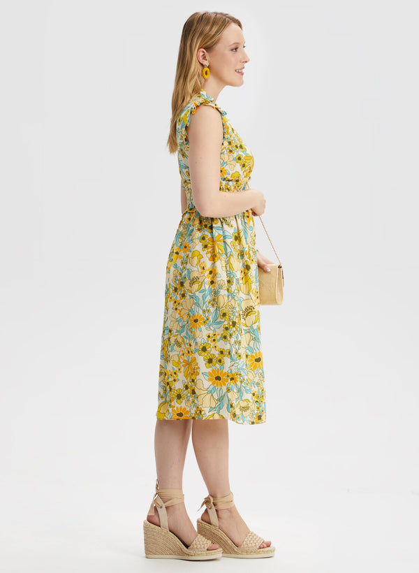 Laura Floral Print Dress