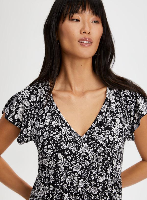 Laura Floral Print Dress