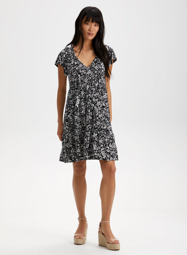 laura Floral Print Dress
