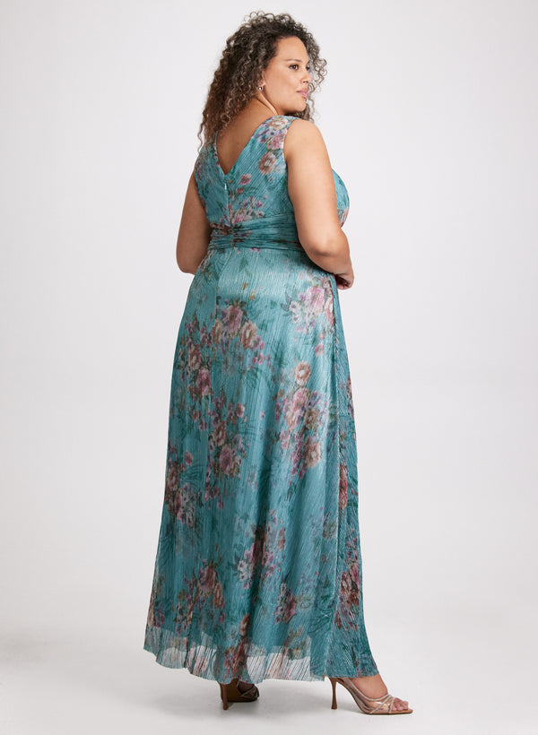 Laura Floral Print Fit-&-Flare Dress