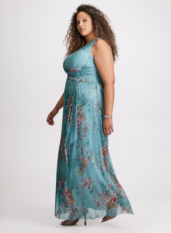 Laura Floral Print Fit-&-Flare Dress