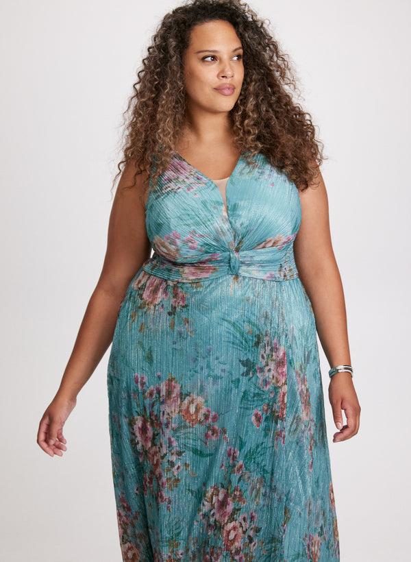 Laura Floral Print Fit-&-Flare Dress