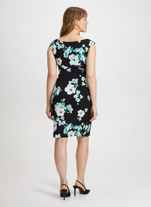 Laura Floral Print Gathered Dress