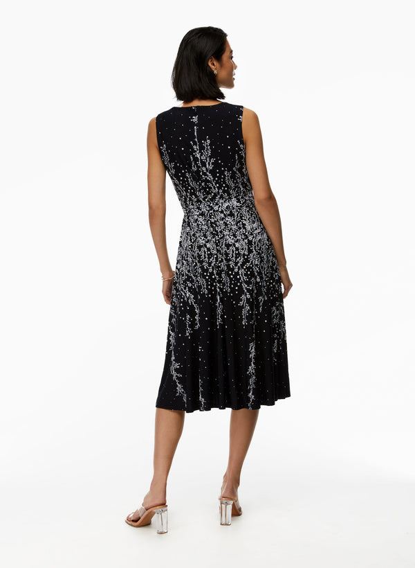 Laura Floral Print Midi Dress