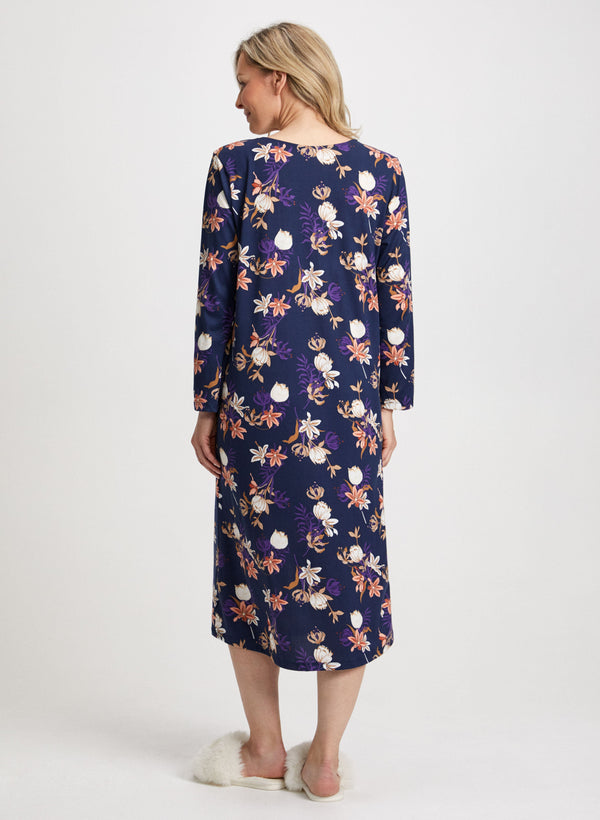 Laura Floral Print Nightgown